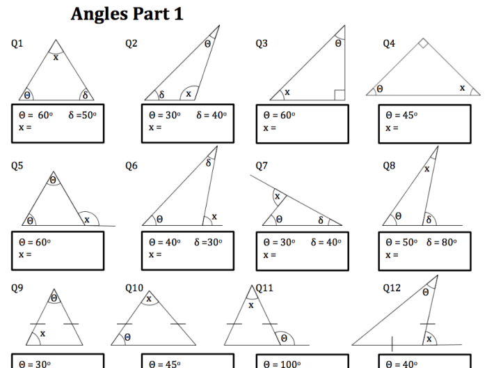 Classify triangles worksheet answer key