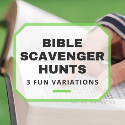 Bible scavenger hunt with answers