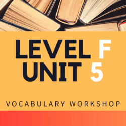 Vocabulary workshop level f unit 1 answers