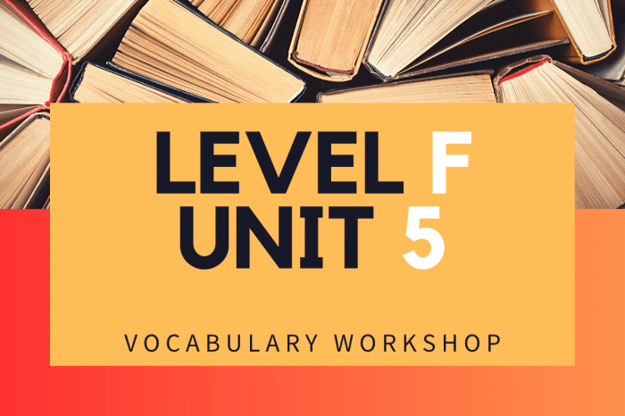 Vocabulary workshop level f unit 1 answers