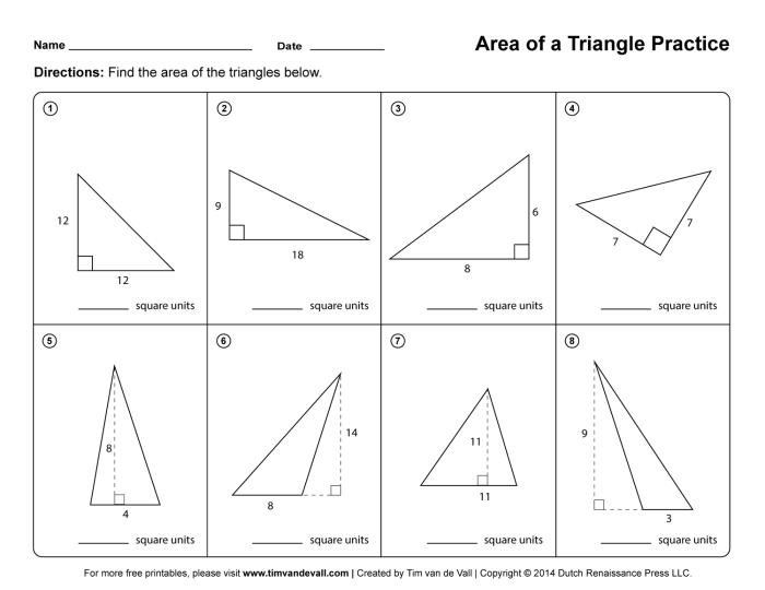 Classify triangles worksheet answer key