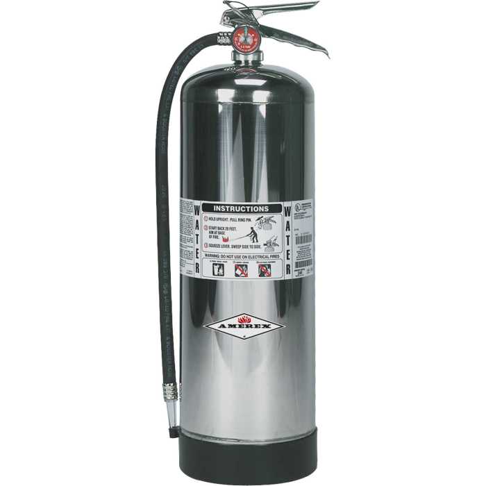 Which is used to pressurize a stored-pressure water extinguisher